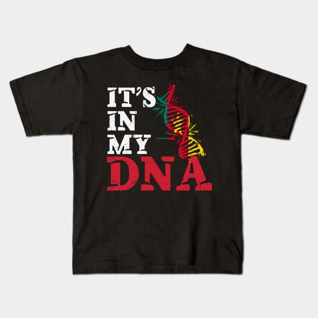 It's in my DNA - Cameroon Kids T-Shirt by JayD World